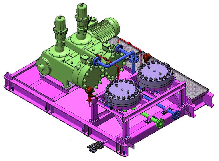 Dynapumps doublehead pumps